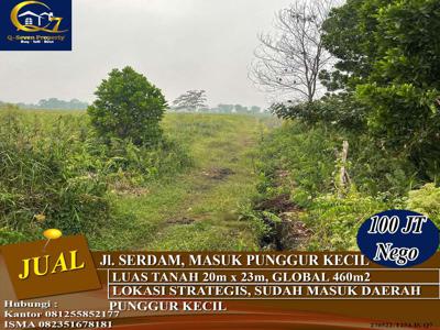 Tanah Strategis Jl. Serdam, Pontianak, Kalimantan Barat