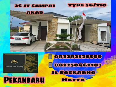 Perumahan cantik 26 jt sampai akad Pekanbaru Soekarno Hatta