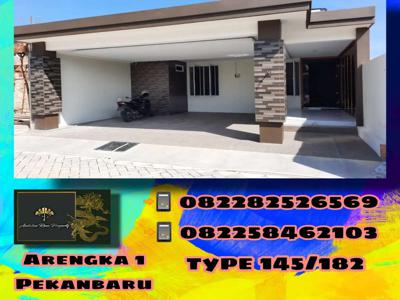 Perumahan cantik konsep villa completed kartama Pekanbaru Riau