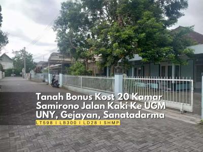 TANAH BONUS KOST LOKASI PREMIUM SAMIRONO, GEJAYAN, JALAN KAKI UNY, UGM