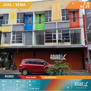 Lu1253 Dijual Ruko 3 Unit Tengah Kota di Kalpataru Suhat Malang