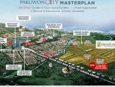 Ric.a011 Sewa Tanah Pakuwon City Lokasi Strategis Minimal Sewa 5 Tahun