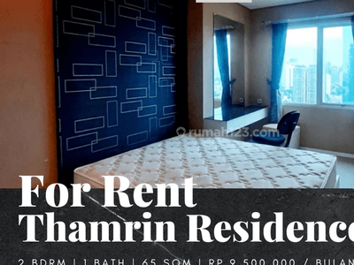 Disewakan Apartemen Thamrin Residences 2br Furnished High Floor