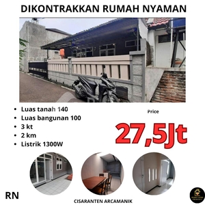 Disewakan Rumah 3KT 140m² di Cisaranten Arcamanik Rp27,5 Juta/bulan | Pinhome