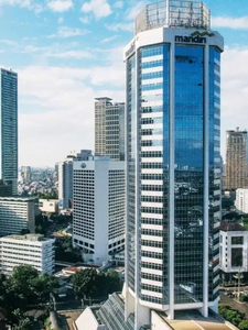 Sewa Kantor Graha Mandiri Luas 208 m2 Partisi Thamrin Jakarta Pusat