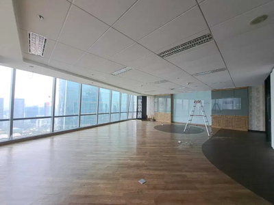 Sewa Kantor Satrio Tower 228 m2 Kondisi Fitted, Hook View Terbaik