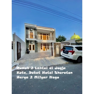 Dijual Rumah 2 Lantai di Jogja Kota Dekat Hotel Sheraton - Sleman Yogyakarta