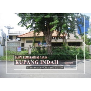 Dijual Rumah Hitung Tanah SHM di Kupang Indah - Surabaya Jawa Timur