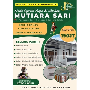 Dijual Rumah Kredit Tanpa Check BI di Kavling Mutiara Sari - Bandung Jawa Barat