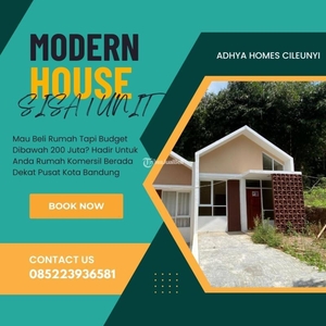 Dijual Rumah Minimalis Desain Komersil Murah di Cileunyi Lokasi Strategis - Bandung Jawa Barat