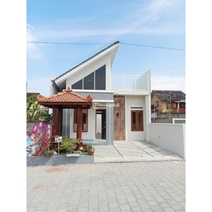 Dijual Rumah Modern LT95 LB45 2KT 1KM Dengan Rooftop Bisa KPR Di Selomartani, Kalasan - Sleman Yogyakarta