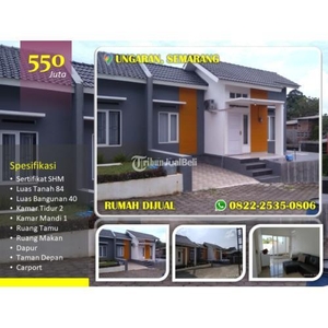 Jual Rumah Modern Minimalis Bekas Tipe 40/84 Exit Tol Ungaran - Semarang Kota Jawa Tengah