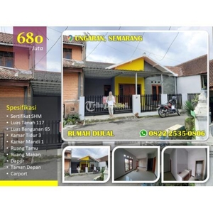Dijual Rumah Murah Dekat Exit Tol Ungaran LT117 LB65 - Semarang Jawa Tengah