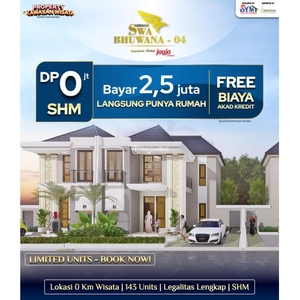 Dijual Rumah Murah LT72 LB36 Gratis Semua Biaya Di Patuk - Gunung Kidul Yogyakarta