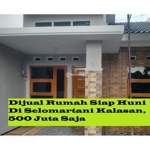 Dijual Rumah Siap Huni Di Selomartani Kalasan LT104 LB80 3KT 2KM - Sleman Yogyakarta