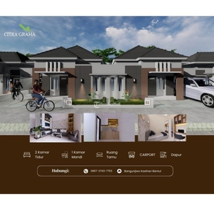 Dijual Rumah Termurah Tipe 45 2KT 1KM Tinggal 1 Unit Cluster Graha Patra Bangunjiwo - Bantul Yogyakarta