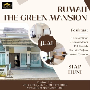 Dijual Rumah The Green Mansion Tipe 98 3KT 2KM Harga Nego - Pontianak Kalimantan Barat