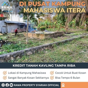 Dijual Tanah LT200 Legalitas SHM Lokasi Strategis Siap Bangun - Bandar Lampung
