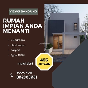 Djual Rumah Tanpa Perantara Adhya Homes LT61 LB45 3KT 1KM Di Jatihandap Keamanan 24 Jam - Bandung Kota Jawa Barat