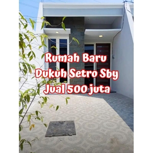Jual Rumah Baru Gress Minimalis di Dukuh Setro Rawasan Surabaya dekat Lebak Gading Raya Kenjeran Suramadu - Surabaya Jawa Timur