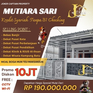 Jual Rumah Baru Murah 2KT 1KM KPR Developer Dp Murah Ada Cashback - Bandung Jawa Barat