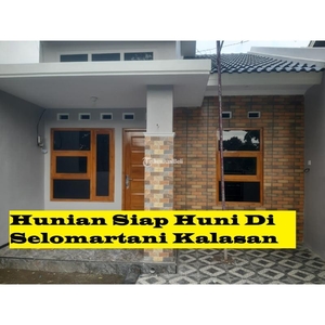 Jual Rumah Hunian Siap Huni Tipe 80 Luas 104m2 Di Selomartani Kalasan - Sleman Yogyakarta