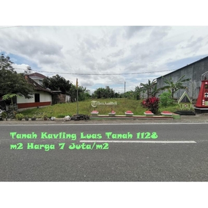 Jual Tanah Kavling Luas 1.128 m2 Sangat Strategis Dekat Masjid Suciati - Sleman Yogyakarta