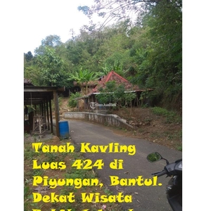 Jual Tanah Kavling Luas 424 di Piyungan, Bantul. Dekat Wisata Bukit Jolosutro - Bantul Yogyakarta