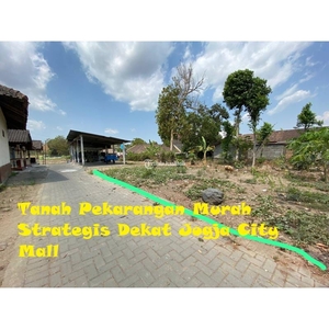 Jual Tanah Pekarangan Luas 86 m2 Murah Strategis Dekat Jogja City Mall - Sleman Yogyakarta