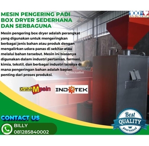Mesin Pengering Box Dryer Harga Terjangkau - Malang Jawa Timur