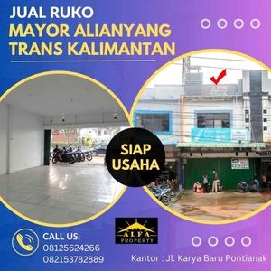 Dijual Ruko Jalan Mayor Alianyang Trans Kalimantan Pontianak