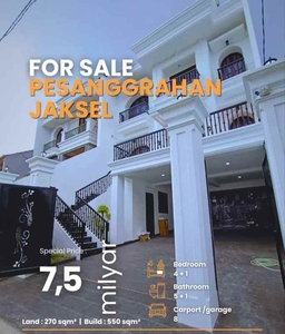 Rumah Baru Mewah Di Jakarta Selatandekat Buswaygerbang Tol