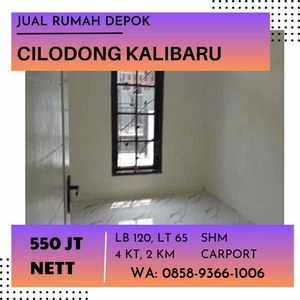 Rumah Depok Cilodong Terbaru 2 Lantai Cakep Dekat Pasar Pucung