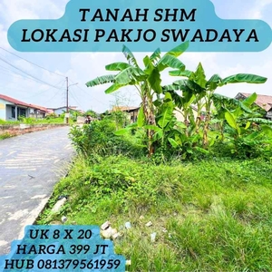 Tanah Kavling Lokasi Jl Swadaya Pakjo