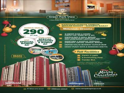 Apartemen Murah Jakarta Barat Green Park View Langsung Huni