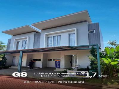 Beli rumah tinggal bawa koper sudah full furnished di Malibu Village