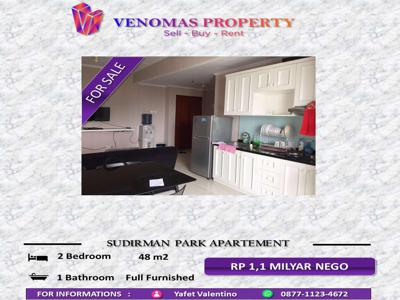 Dijual Apartement Sudirman Park 2BR Full Furnished