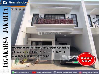 Dijual Rumah Townhouse Clownfish Residence Jagakarsa Jakarta