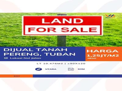 DIJUAL TANAH DI PERENG, TUBAN!