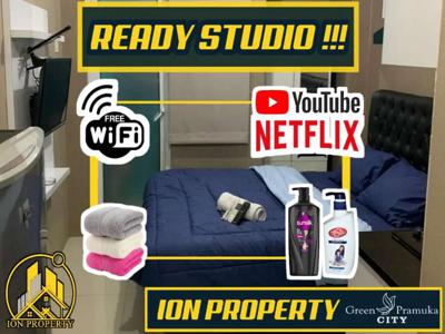 READY APARTEMENT TYPE STUDIO DI ATAS MALL GREEN PRAMUKA FREE NETFLIX