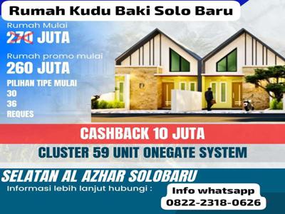 Rumah Baki Rumah Solo Baru Perumahan Baki Perumahan Solo Baru po