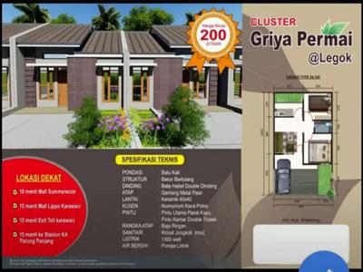 Rumah baru cantik strategis termurah di samping BSD gading Serpong