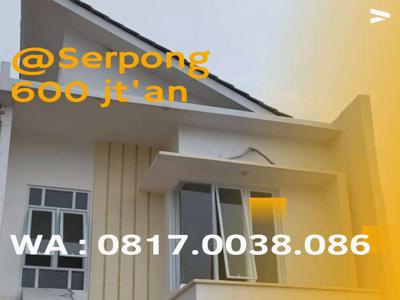 RUMAH MURAH 600 JTAN DI SERPONG / BINTARO