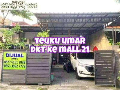 Rumah MURAh Pusat Kota Denpasar Teuku Umar dkt Level 21 Pulau Batam