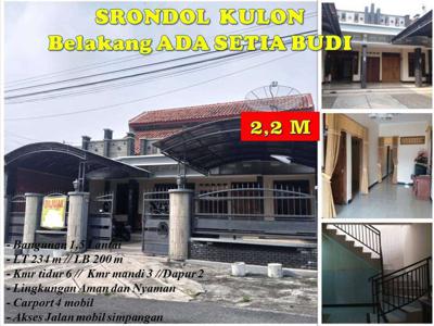 Rumah Siap Huni di Srondol Kulon Banyumanik (Belakang ADA Setia Budi)