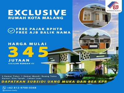 Rumah Villa Exclusive Buring, Kota Malang