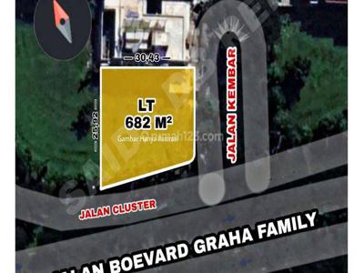 Tanah Kavling Graha Family Blok Favorit Posisi Hook Surabaya