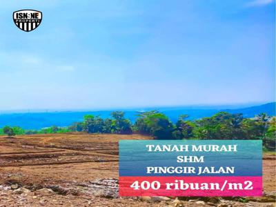 TANAH KAVLING MURAH PINGGIR JALAN VIEW GUNUNG