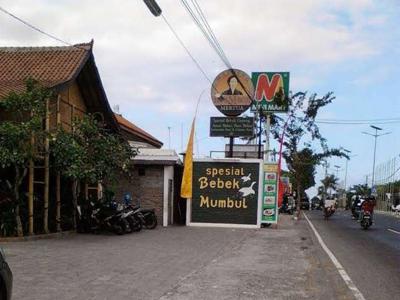 Bangunan Ex Restaurant Bumbu Mertua di Baypass Mumbul Nusa Dua