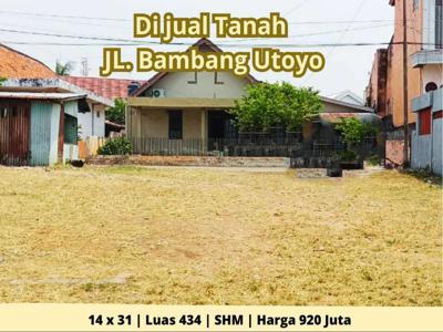 Dijual tanah palembang lokasi jln bambang utoyo